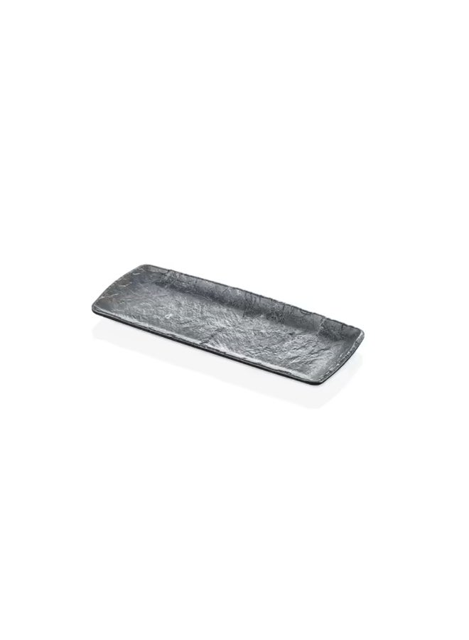 Polaris Rectangular Serving Platter Dark Grey 28.5 x 12 cm 41028.CAL